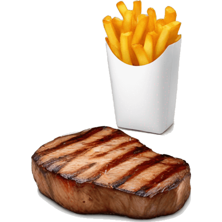 Steak and fries emoji