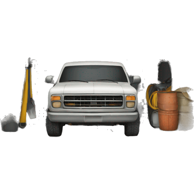 rural garage emoji