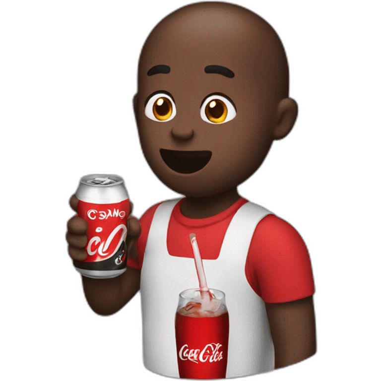 person drinking coke emoji