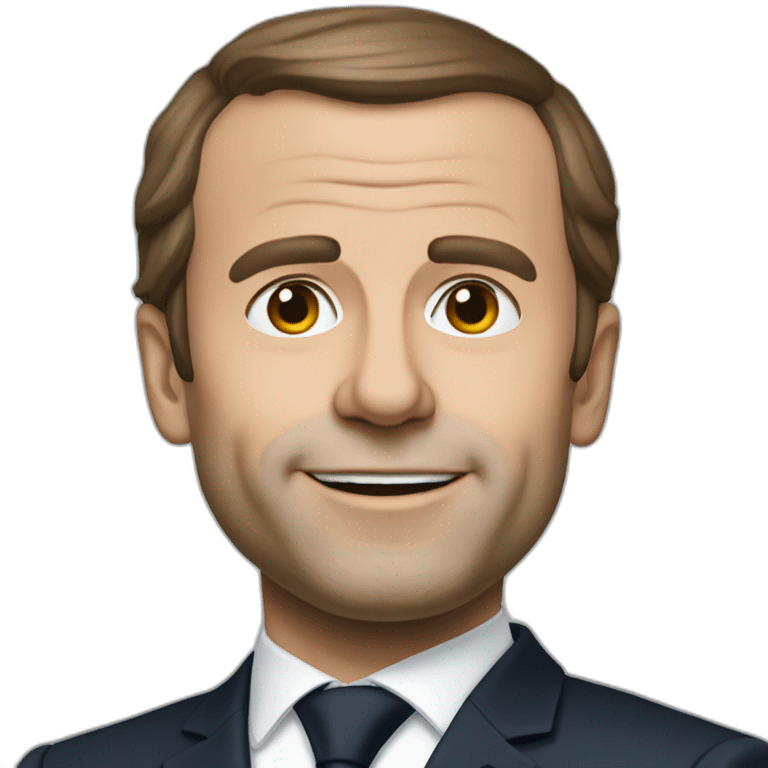 Macron président emoji