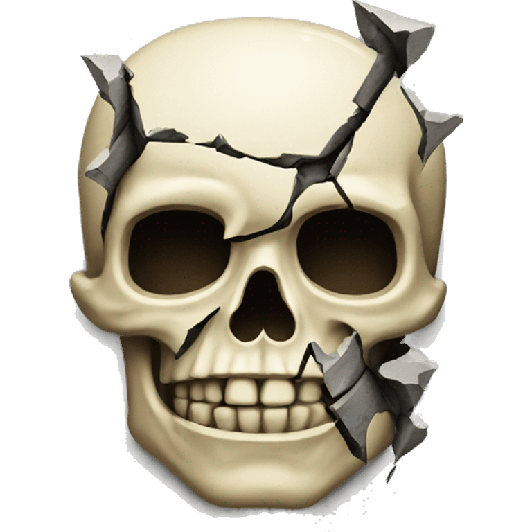 broken Skull Iphone  emoji