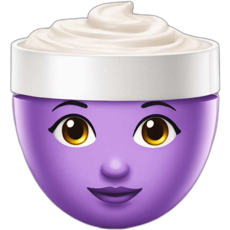 Face cream cosmetics  emoji