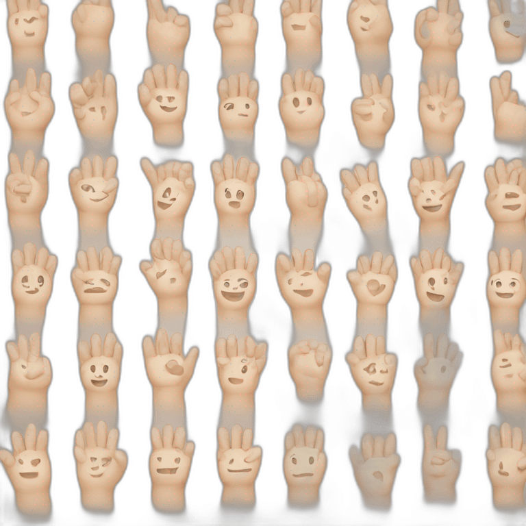 Herzaugen mit Mittelfinger emoji