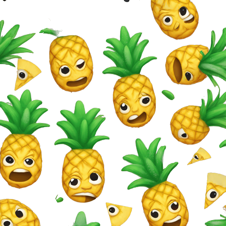 Pineapple on pizza emoji