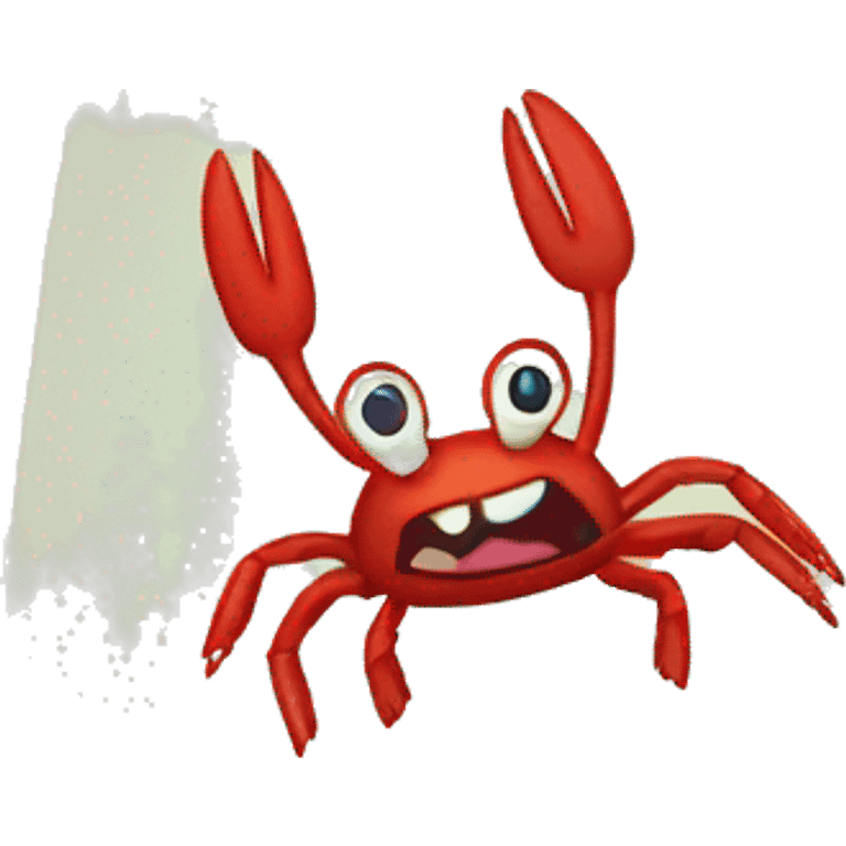 mr krabs dies emoji