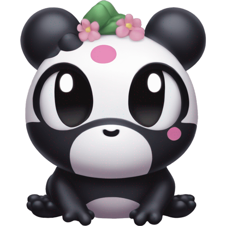 Kuromi frog sanrio emoji