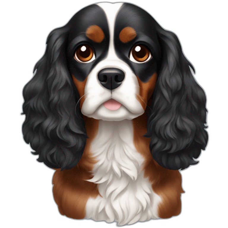 Cavalier spaniel emoji