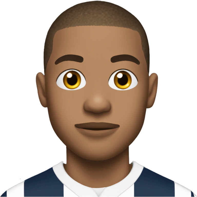 Mbappe con mascara emoji