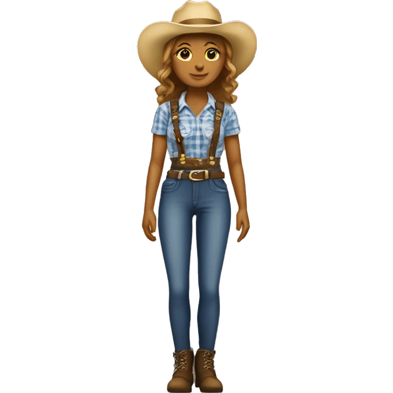 Country girl emoji