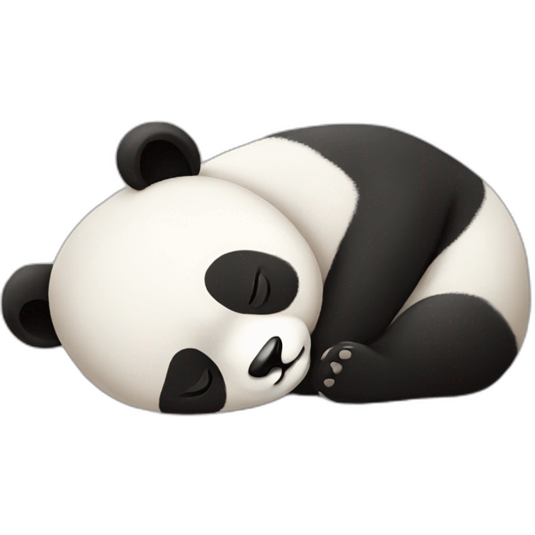 Panda sleeping emoji