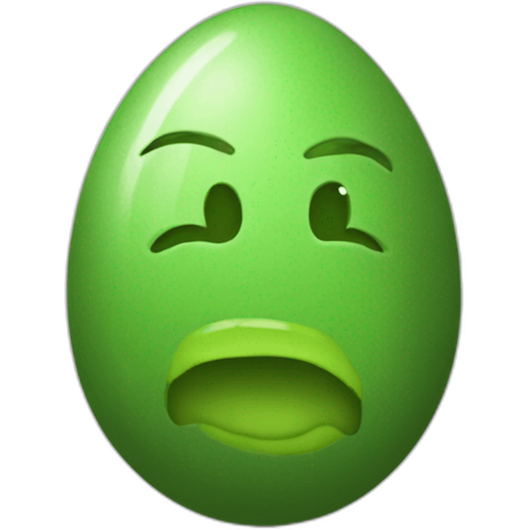 Green egg fantasy emoji