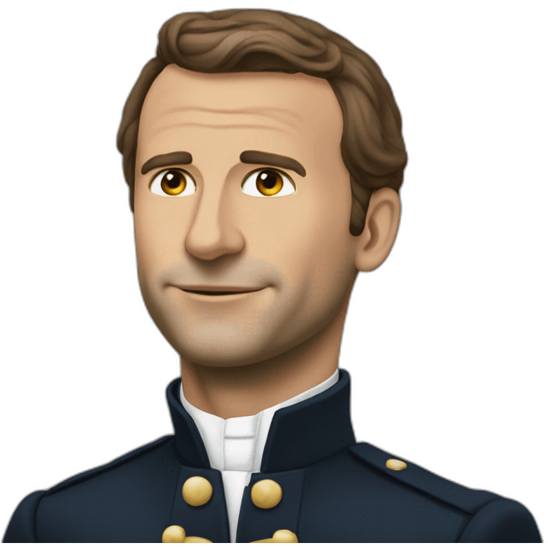 Macron qui pete emoji