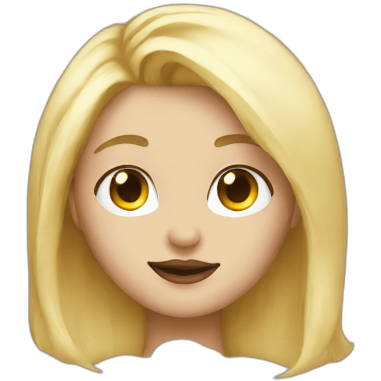 blondie moon emoji