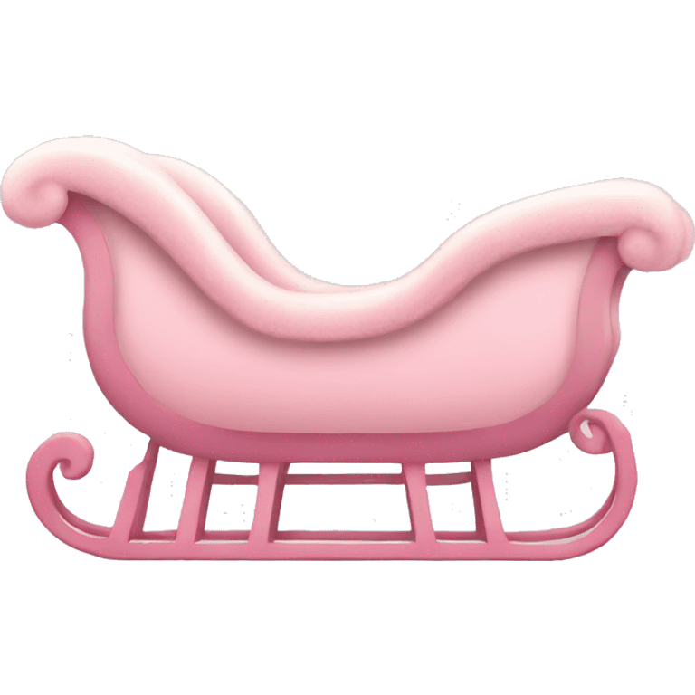 light pink sleigh emoji