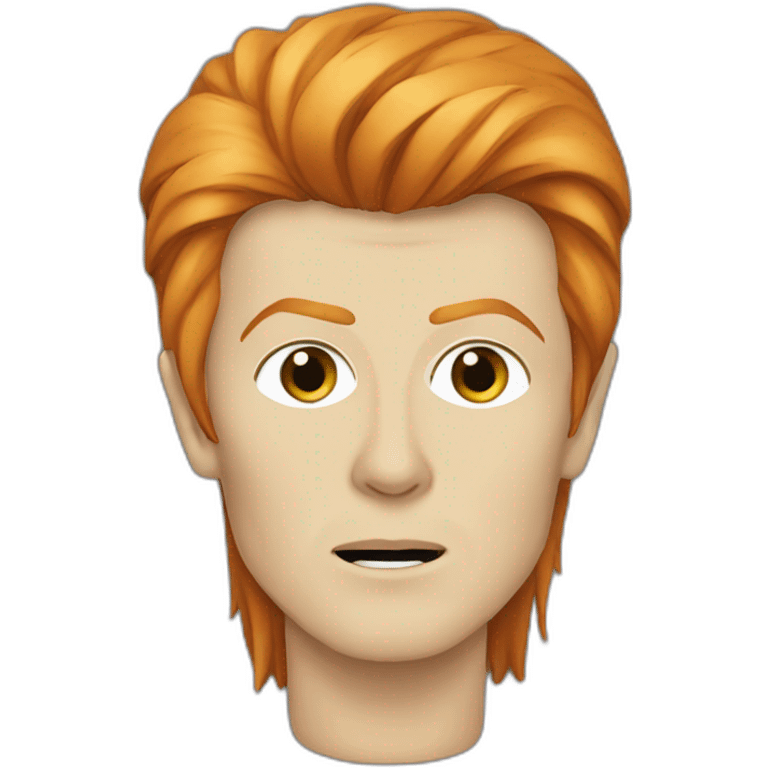 David bowie difference character emoji