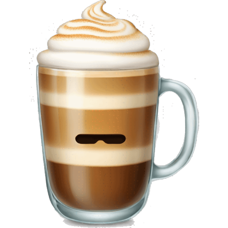 glass of cappuccino emoji