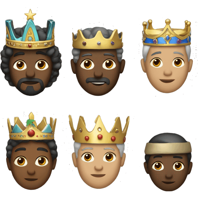 the three kings chritsmas emoji