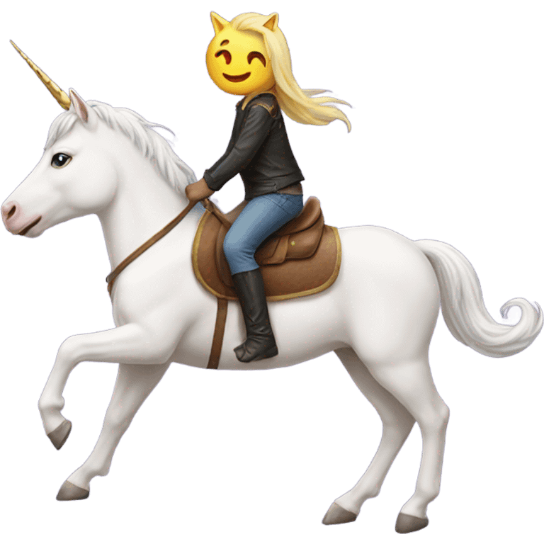 unicorn riding cat emoji