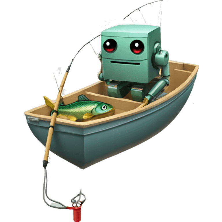 fiverr robot fishing emoji