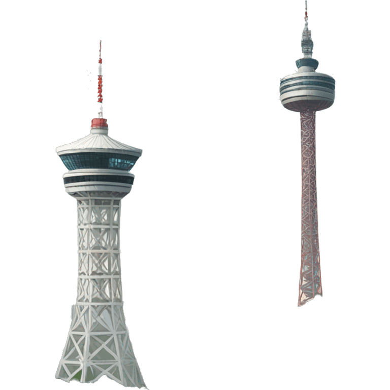 South Korea namsan tower emoji