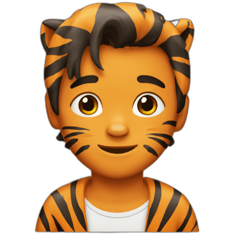 Tiger boy emoji