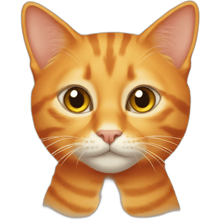 orange tabby cat emoji