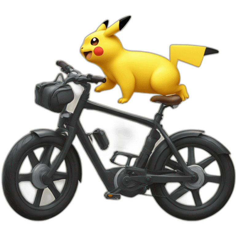 Pikatchu bike emoji