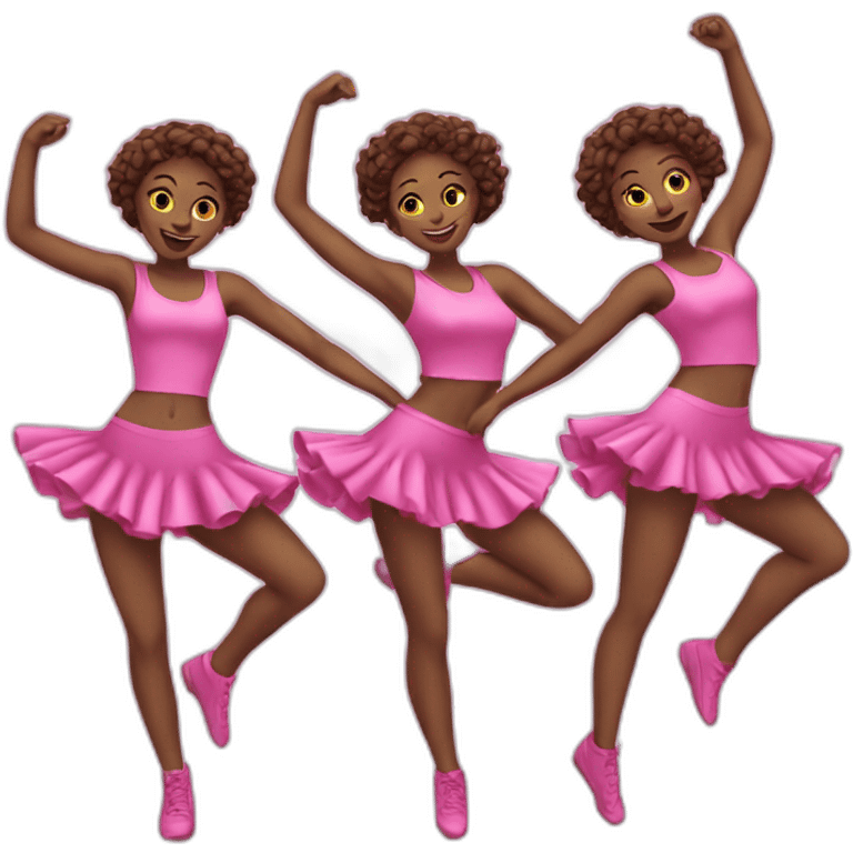 dancing-girls-pink emoji