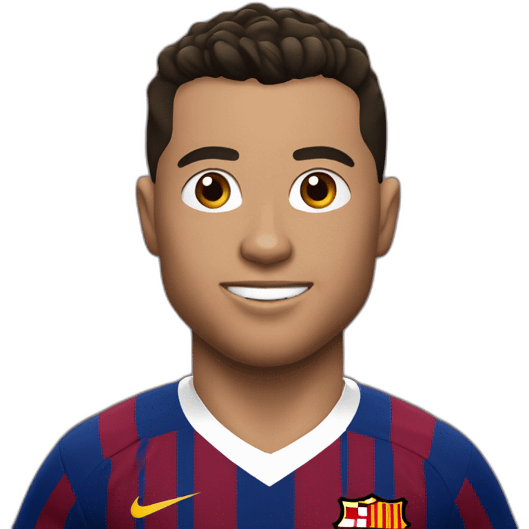 Ronaldo in Barcelone emoji