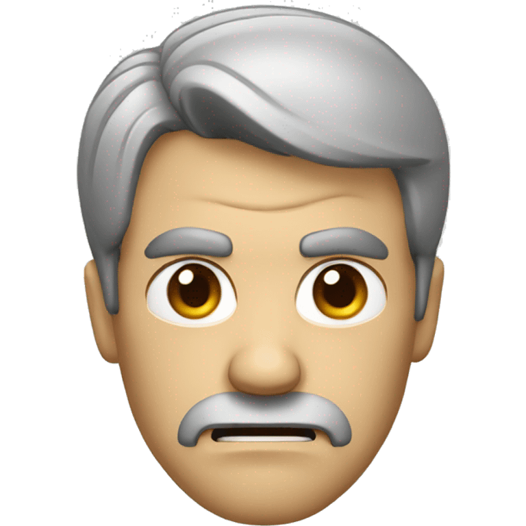 Angry man with sideburns emoji