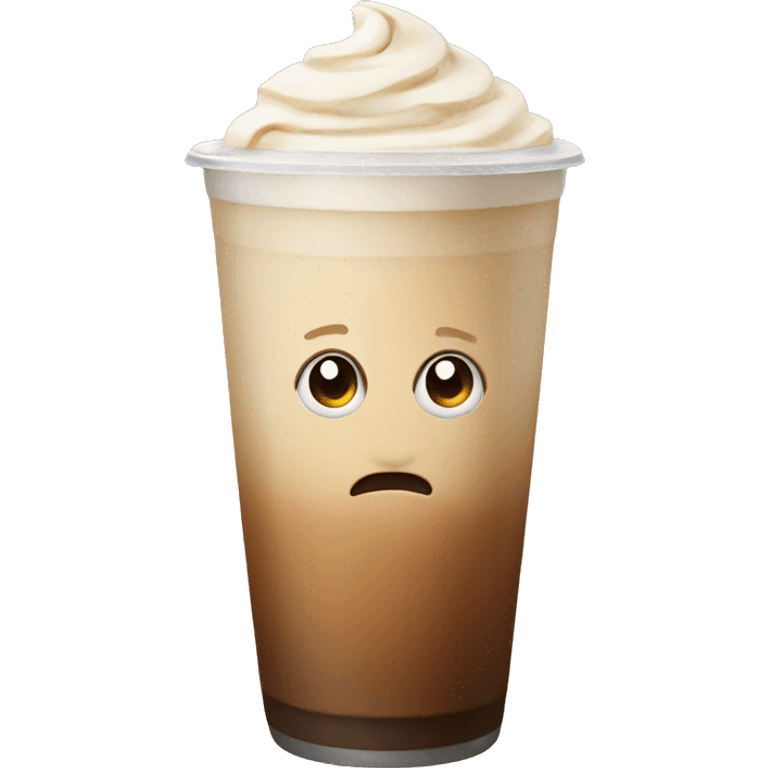 Ice latte  emoji