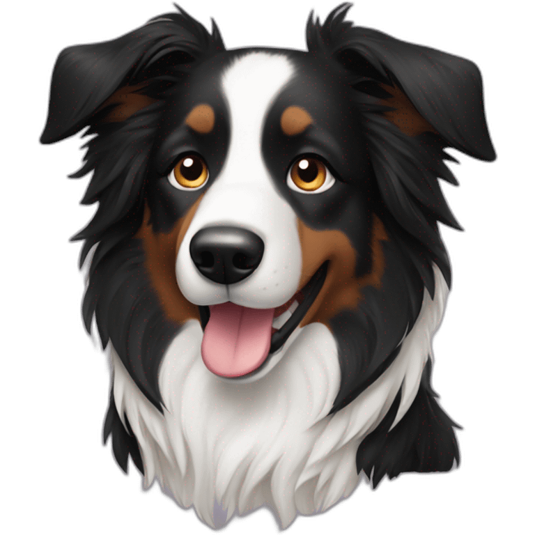 Border collie doing weaves emoji