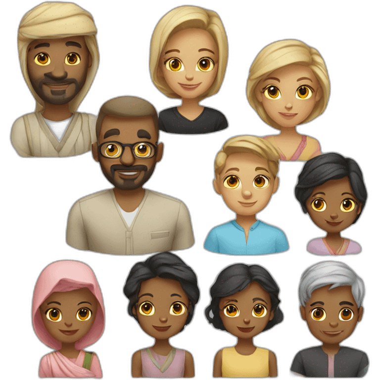 famille dubai emoji