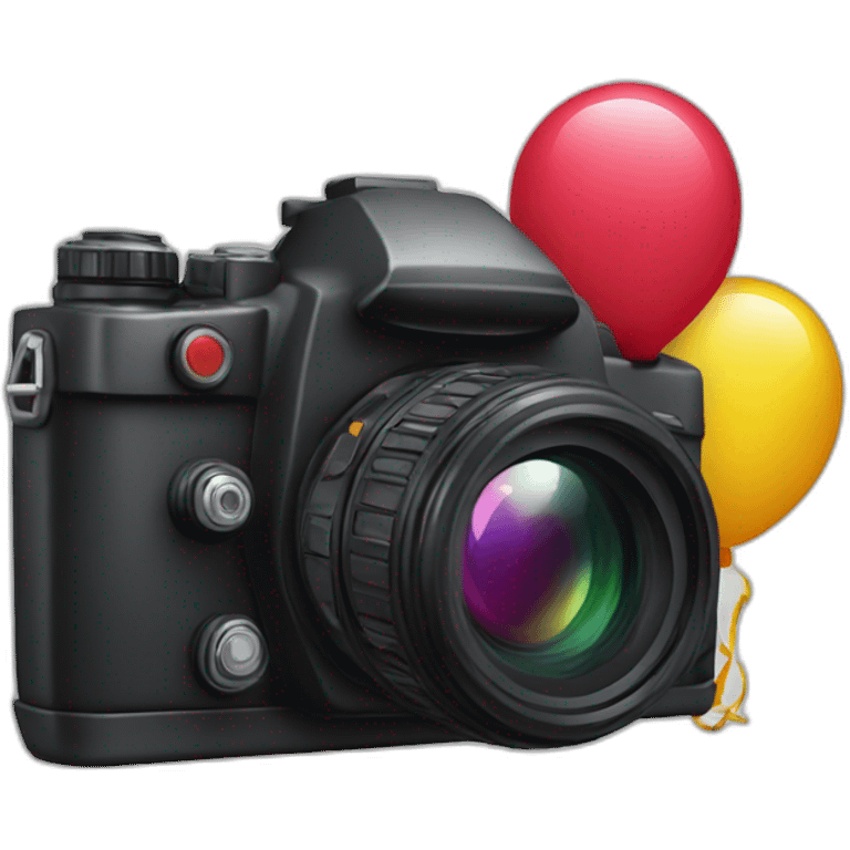 balloons camera emoji