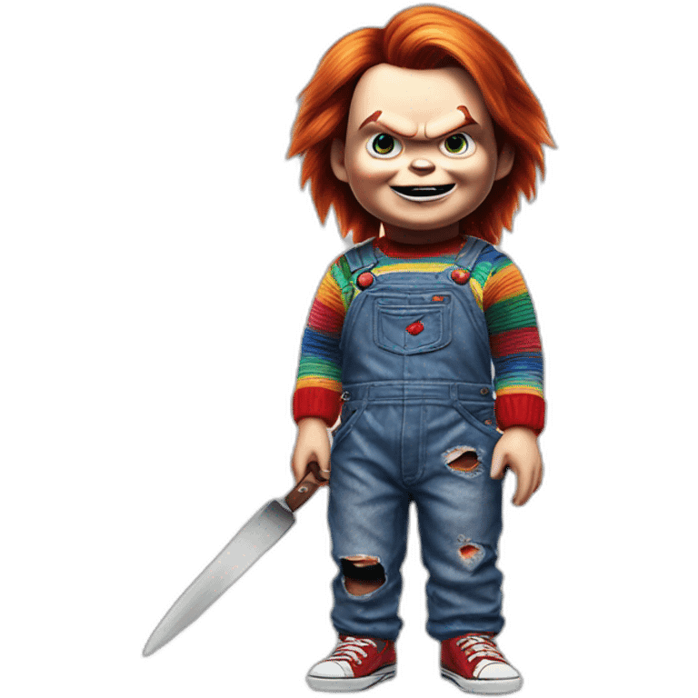 Chucky con su cuchillo  emoji