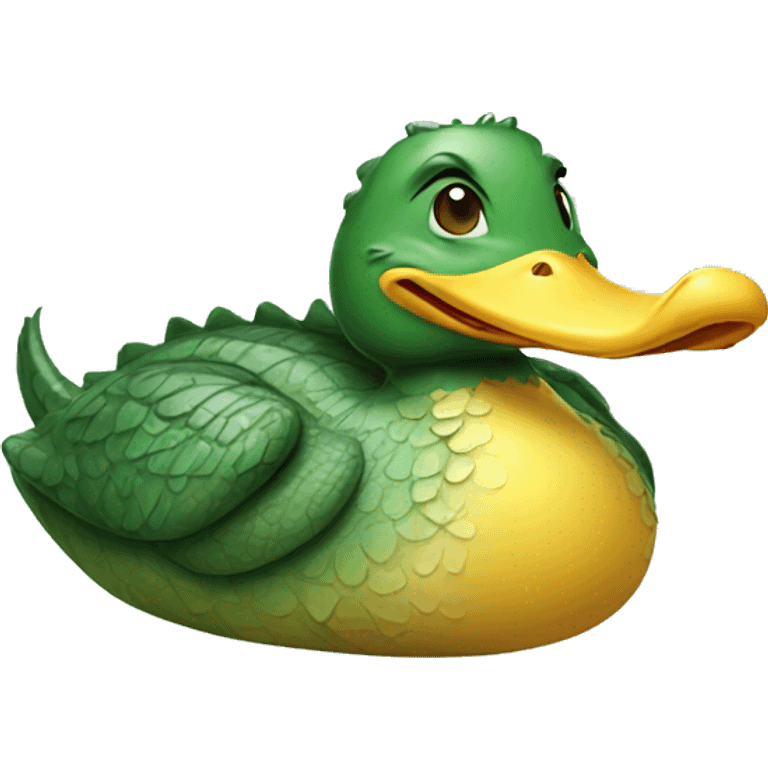 crocodile duck emoji