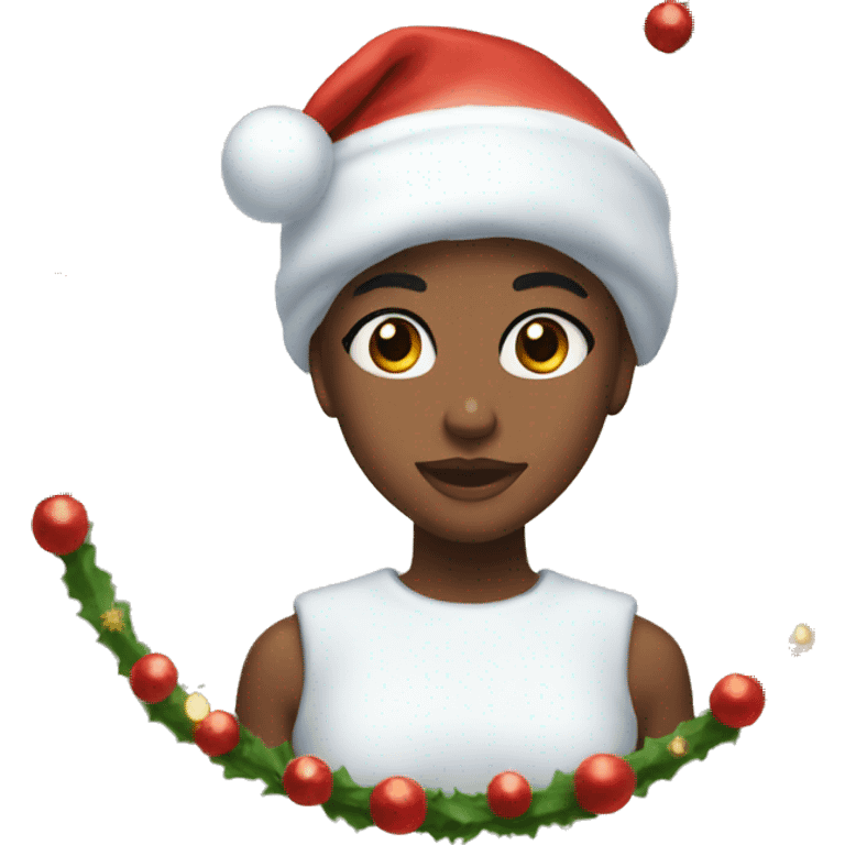 aesthetic clean girl christmas emoji