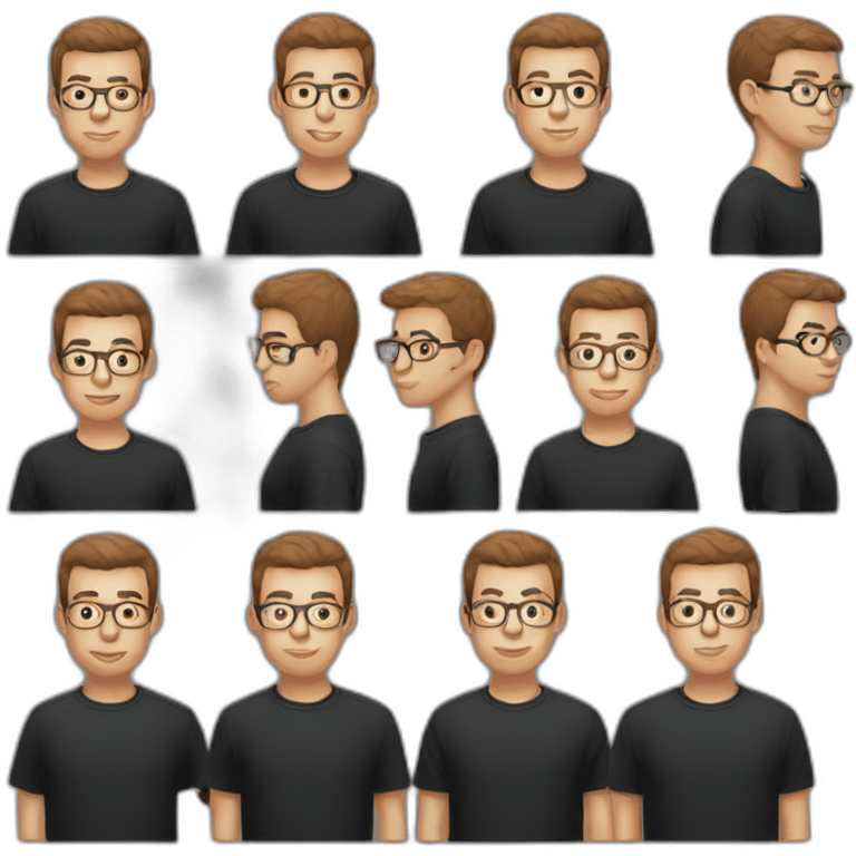 Luis von ahn with black tshirt emoji