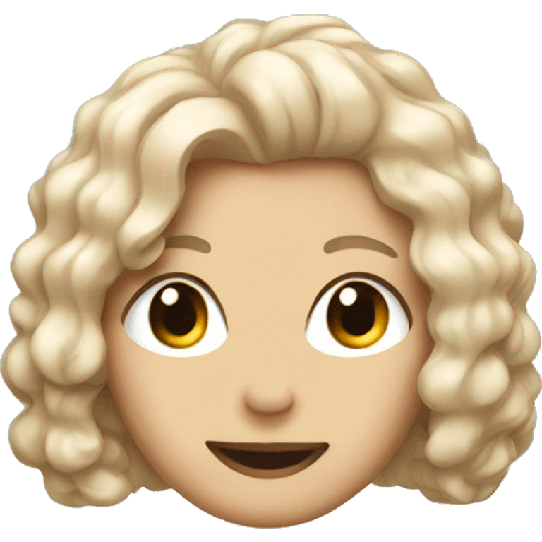 beige hair clip emoji