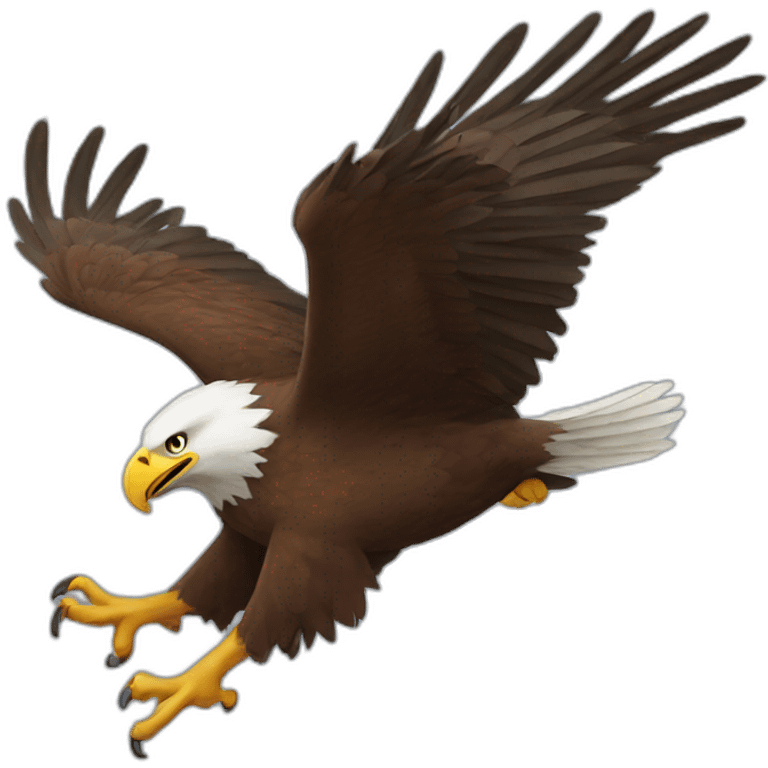 Flying eagle  emoji