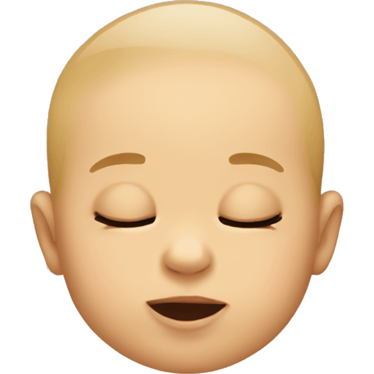 Baby sleeping  emoji