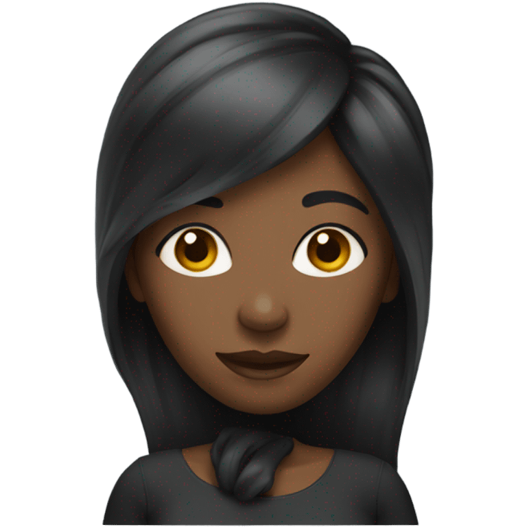 Black woman emoji