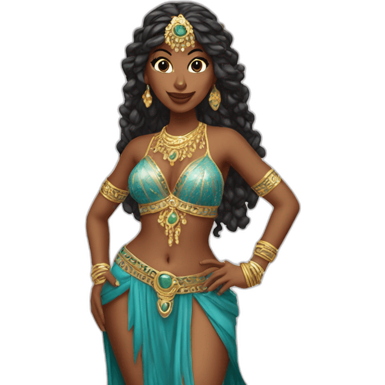 Sexy belly dancer emoji