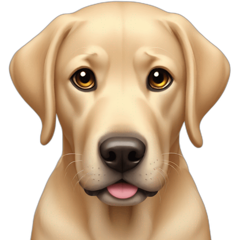 labrador full play bow emoji