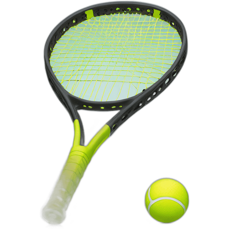 tennis racket with ball emoji