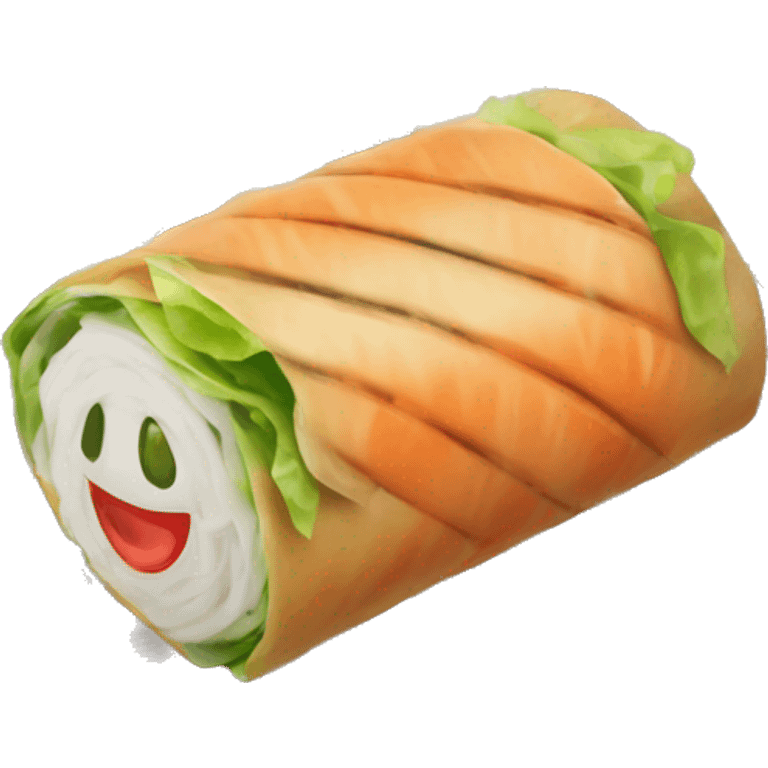 vegetable roll emoji