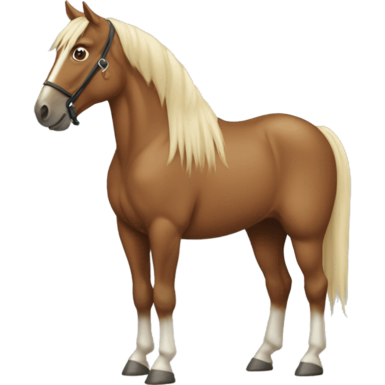 Horse with no head  emoji