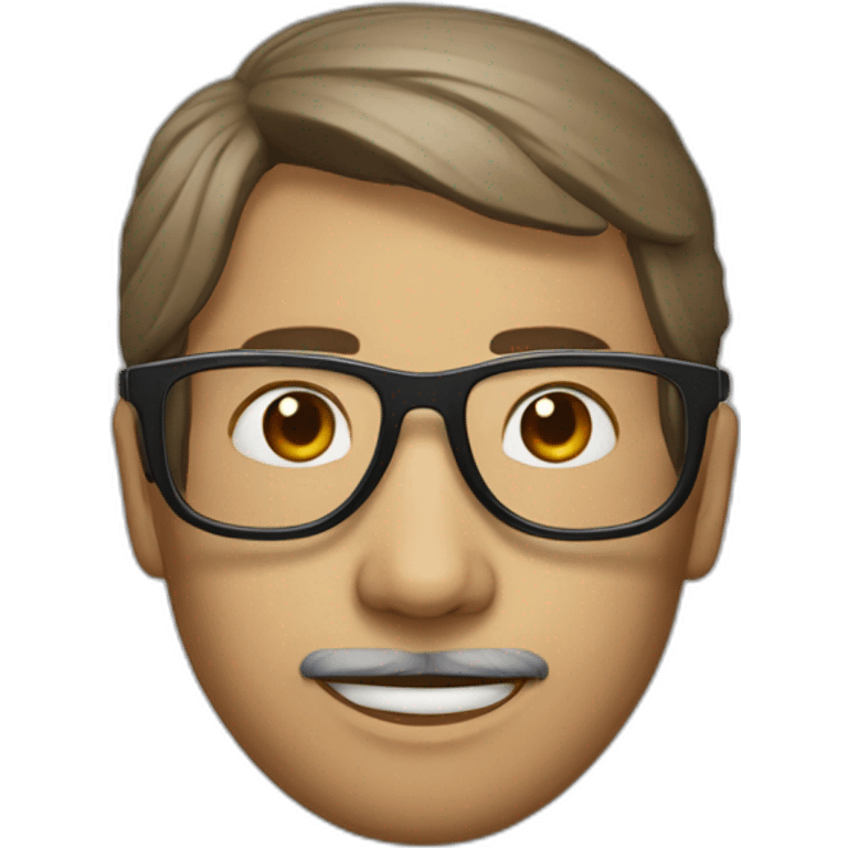 cacahuètes avec des lunettes emoji