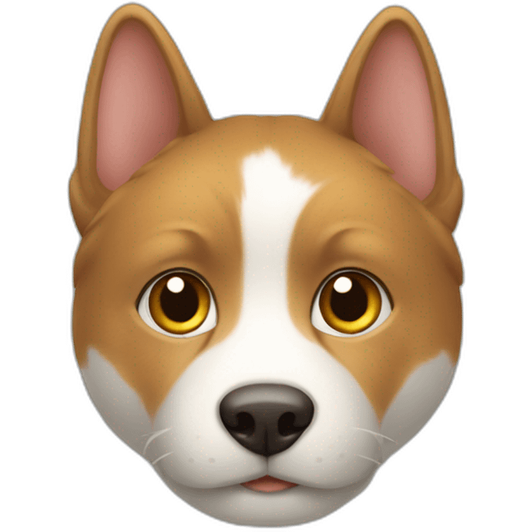 Câlin chat et chien emoji