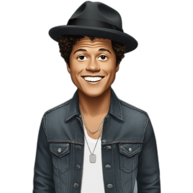 Bruno mars tire la langue emoji